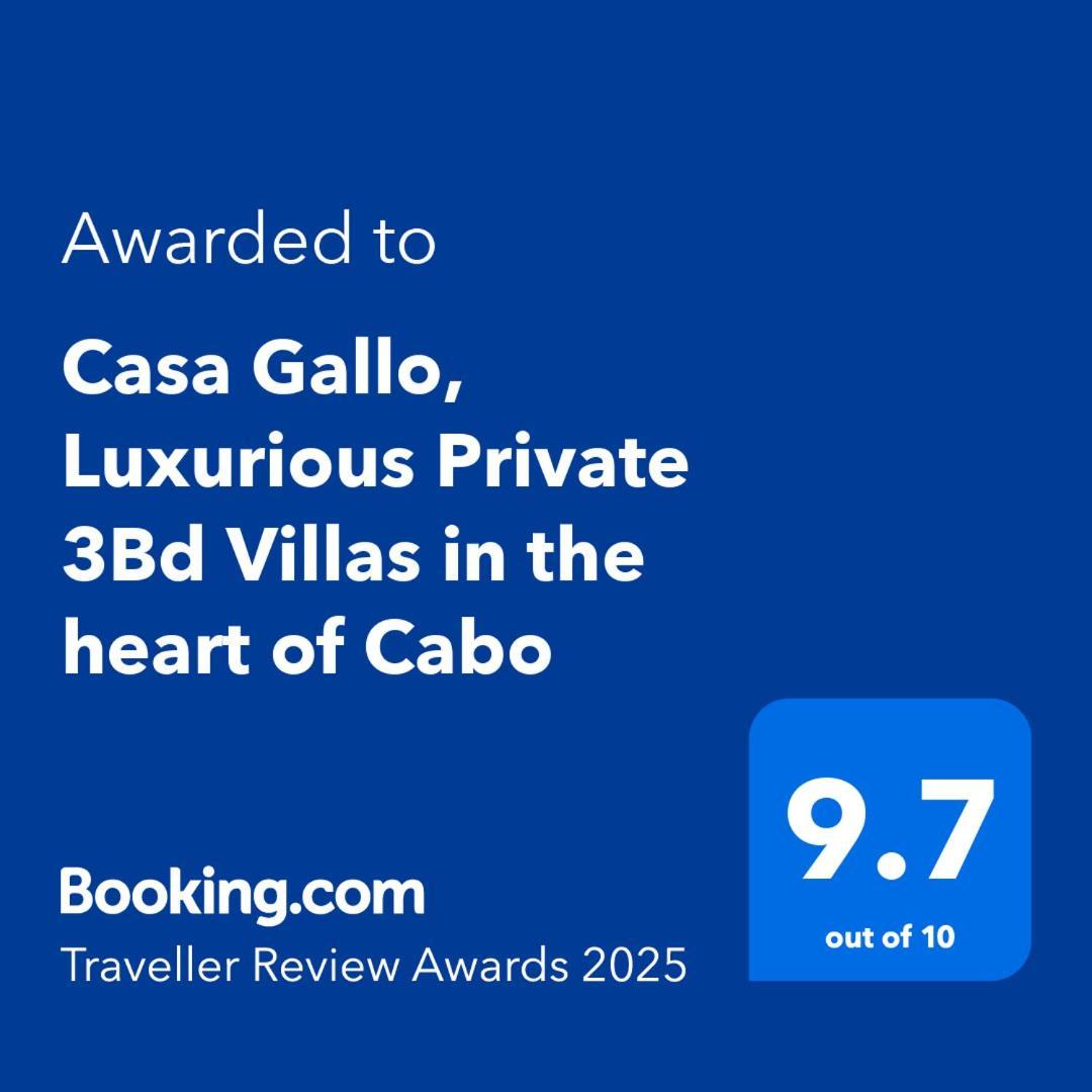 Casa Gallo, Heated Pool, Exclusive Beach & Great Location كابو سان لوكاس المظهر الخارجي الصورة